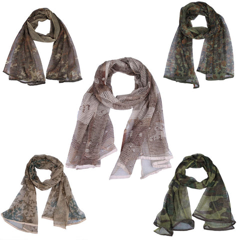 Unisex Mesh Tactical Scarf