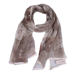 Unisex Mesh Tactical Scarf