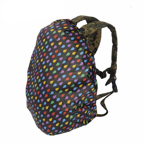 Camouflage Rain Cover Backpack